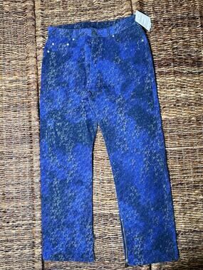 OFF-WHITE off Logo Jacquard Skater Jeans | Dark Blue | 34x32